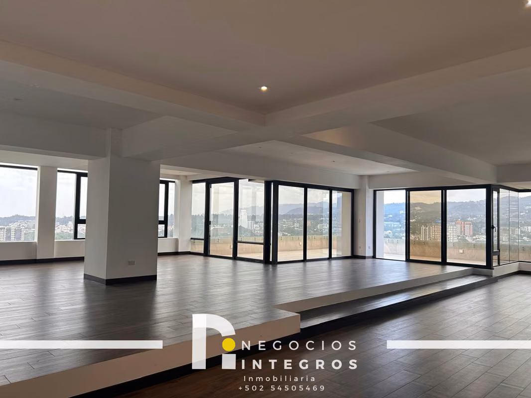 VENDO EXCLUSIVO PENTHOUSE EN ZONA 10 OAKLAND, AMPLIA TERRAZA, LINDAS VISTAS, foto 2