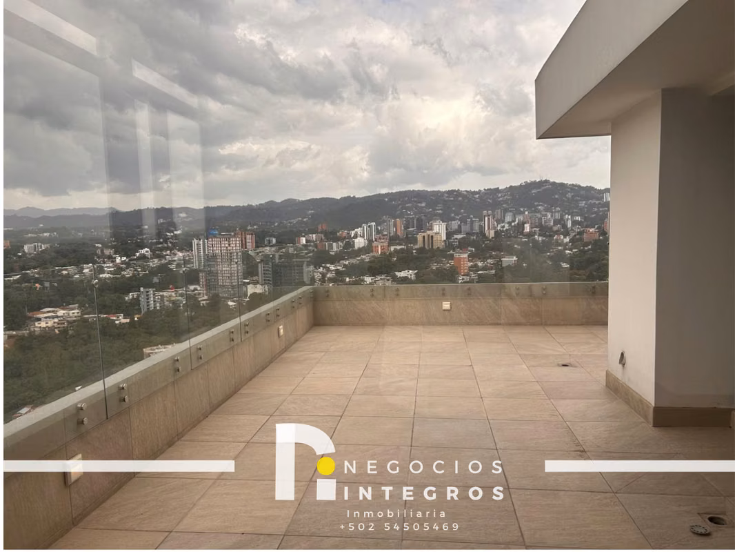 VENDO EXCLUSIVO PENTHOUSE EN ZONA 10 OAKLAND, AMPLIA TERRAZA, LINDAS VISTAS, foto 4