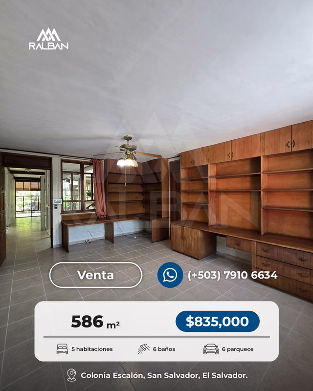 Venta de Casa Grande para Oficinas en Colonia Escalón, SS. El Salvador, foto 5