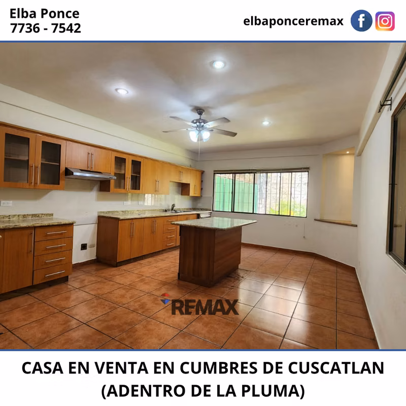 EN VENTA | CASA AMPLIA Y ELEGANTE EN CUMBRES DE CUSCATLÁN (ADENTRO DE LA PLUMA), foto 5